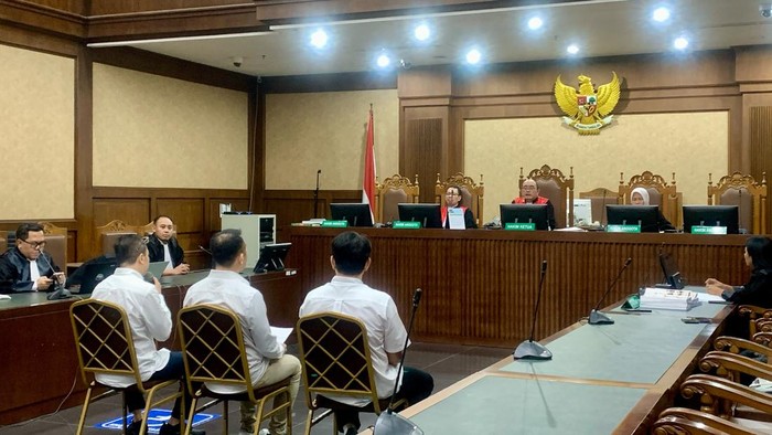 Sidang pleidoi 3 terdakwa penyuap pejabat Bea Cukai (Mulia/detikcom)