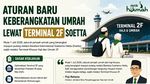 Aturan Baru Keberangkatan Umrah Lewat Terminal 2F Soetta
