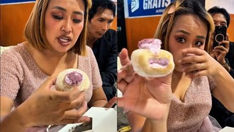 Heboh! Pinkan Mambo Review Jajanan Sebelum Resepsi Pernikahan di Mall