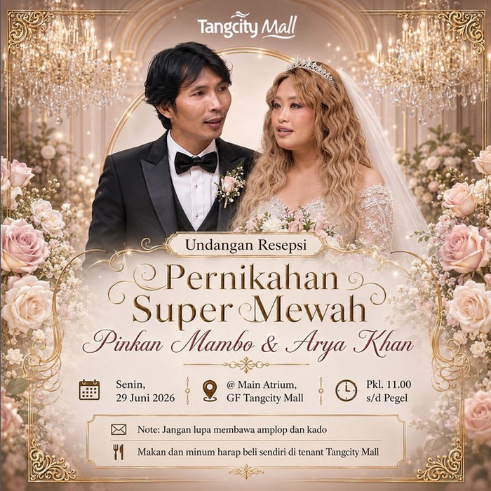 Heboh! Pinkan Mambo Review Jajanan Sebelum Resepsi Pernikahan di Mall