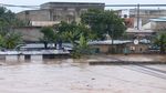 Hujan Deras Picu Banjir Parah hingga Atap Rumah di Ghana