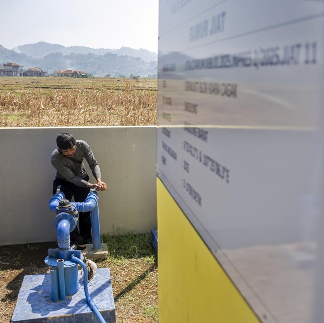 Jaringan Irigasi Air Tanah Bantu Petani Jaga Pasokan Air Sawah