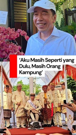 Video Jokowi: Aku Masih Seperti yang Dulu, Orang Kampung