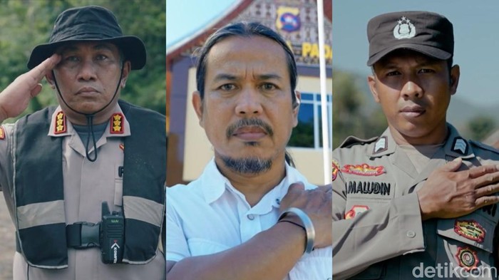 Kombes Eko Budhi, Aipda Dafit Rico dan Brigpol Kamaludin.