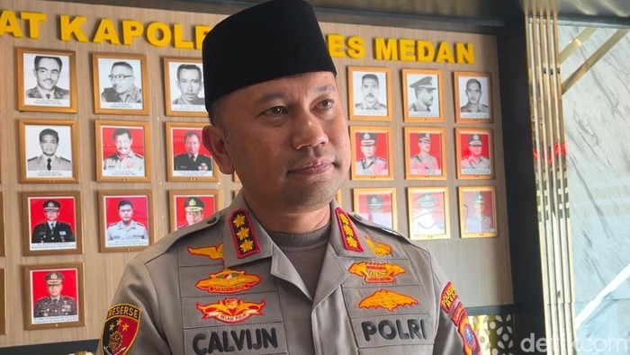 Kapolrestabes Medan Kombes Jean Calvijn Simanjuntak. (Foto: Finta Rahyuni/detikSumut)