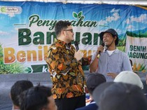 Mas Dhito Salurkan 200 Ton Benih Jagung untuk 683 Kelompok Tani Kediri