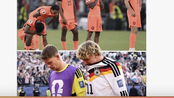 Ini adalah pertama kalinya sejak Piala Dunia 2018 ada dua tim top tersingkir di babak gugur awal, yaitu Jerman dan Belanda. Foto: X.com