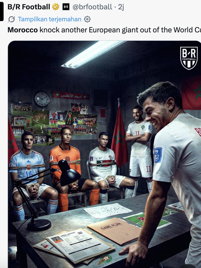 Meme Sialnya Belanda dan Tangguhnya Maroko