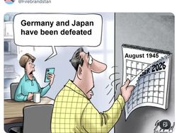 Jerman dan Jepang Kalah Bareng Jadi Candaan Ala Perang Dunia II