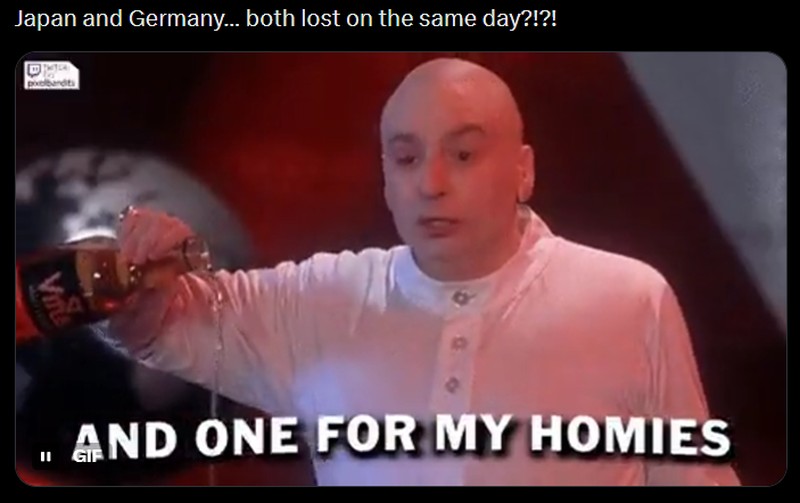 Meme Jerman dan Jepang di Piala Dunia 2026