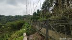 Penampakan Jembatan Gantung Rp 5 M yang Ditutup Kepala Desa di Ciamis