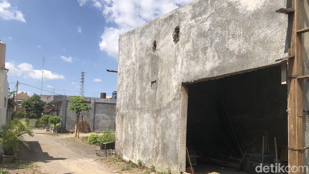 Penampakan tanah kas desa Concat Sleman yang dikaveling bak perumahan, Selasa (30/6/2026). Penampakan tanah kas desa Concat Sleman yang dikaveling bak perumahan, Selasa (30/6/2026).