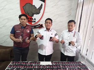 Polda Banten Gagalkan Peredaran Narkoba, 195 Cartridge Etomidate Disita