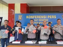 Tiga Warga Muara Enim Ditangkap Miliki 5 Senpira dan Puluhan Amunisi