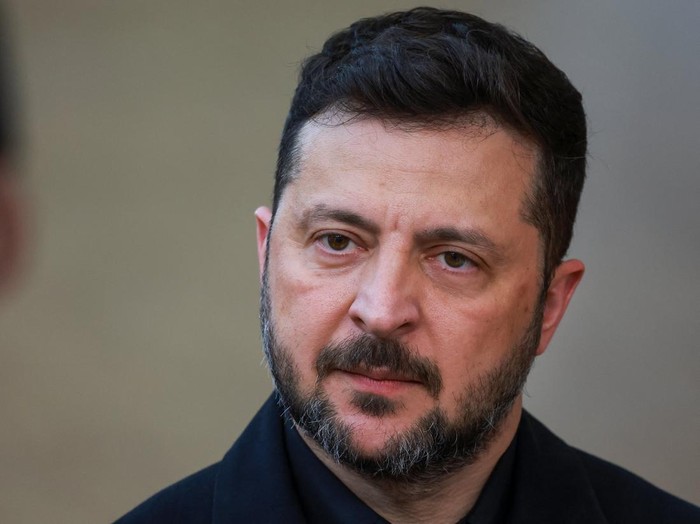 Presiden Ukraina Volodymyr Zelensky (dok. REUTERS/Yves Herman)
