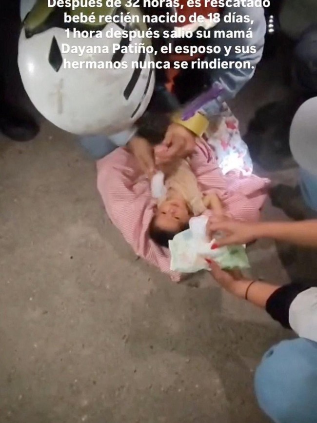 Terjebak 32 Jam, Bayi 18 Hari Berhasil Diselamatkan dari Reruntuhan Gempa
