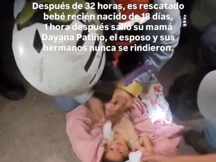 Terjebak 32 Jam, Bayi 18 Hari Berhasil Diselamatkan dari Reruntuhan Gempa
