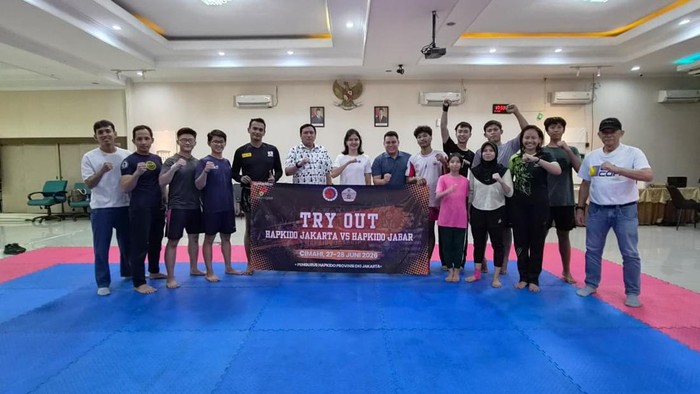 Try Out Hapkido DKI Jakarta di Cimahi untuk Kejuaraan Asia dan PON Beladiri.