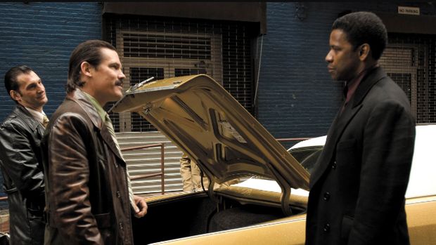 American Gangster Penampilan Josh Brolin dan Denzel Washington di American Gangster (2007).