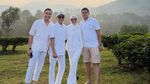 Kompak! Putih-putih Ayu Ting Ting dan Kevin Nikmati Alam