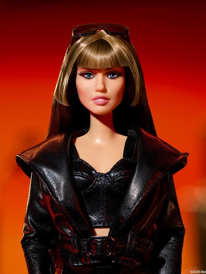 Boneka Barbie terinspirasi Miley Cyrus.