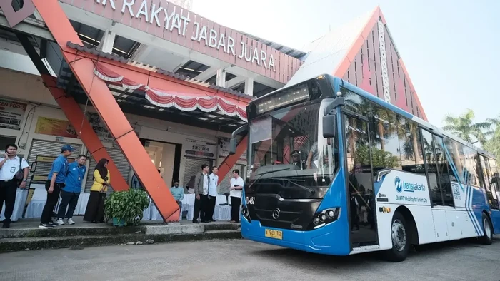 Bus Transjabodetabek di Depok (dok. Pemkot Depok)