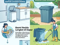 Infografis: Cara Bersihkan Tempat Sampah di Rumah agar Bebas Bau dan Kuman