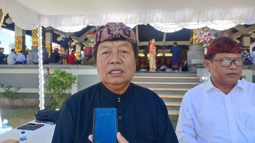 Dirut Perumda Air Minum Tirta Sewakadarma Denpasar, I Putu Yasa, saat ditemui sesuai acara HUT perusahaan ke-29, Rabu (1/7/2026). (Ahmad Firizqi Irwan/detikBali)