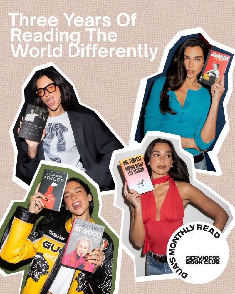 Dua Lipa Dua Lipa buka perpustakaan berisi buku-buku terlarang.