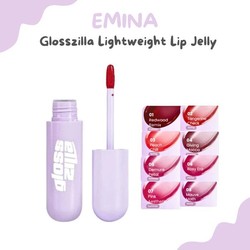 Emina Glosszilla Lip Jelly Vinyl, Lip Cream Glossy Ringan dengan Efek Bibir Plumpy