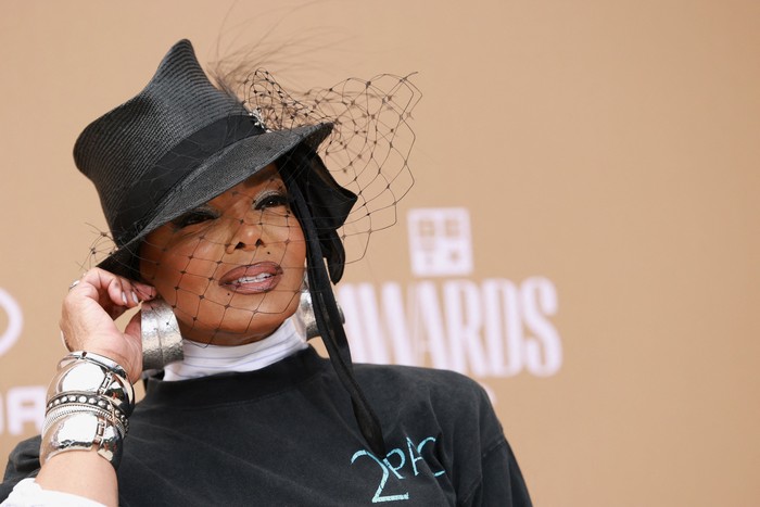 Janet Jackson attends the 26th BET Awards at Peacock Theater in Los Angeles, California, U.S., June 28, 2026. REUTERS/Mario Anzuoni
