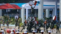 Peringatan Hari Bhayangkara ke-80 mengusung tema 80 Tahun Mengabdi, Polri untuk Masyarakat.