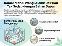 Infografis: 4 Bahan Ajaib yang Ampuh Hilangkan Bau di Kamar Mandi