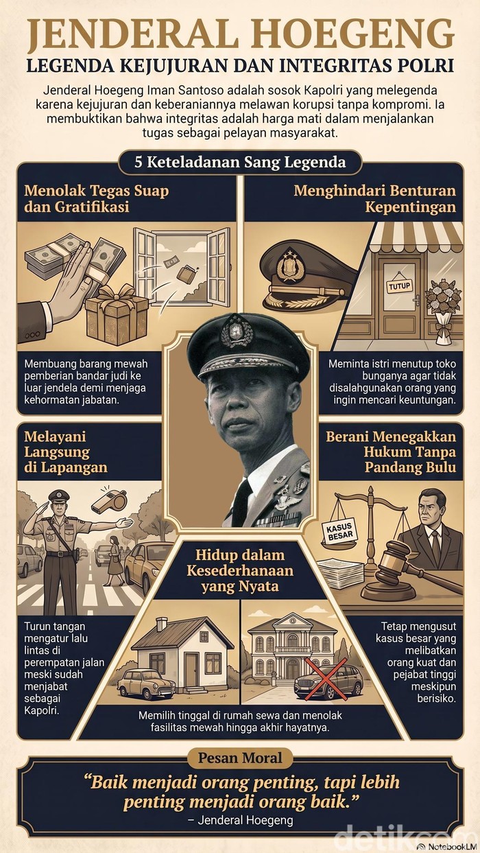 Infografis Jenderal Hoegeng