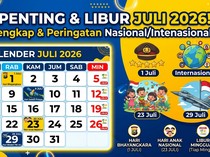 Hari Penting Nasional dan Internasional Lengkap Tanggal Libur Juli 2026