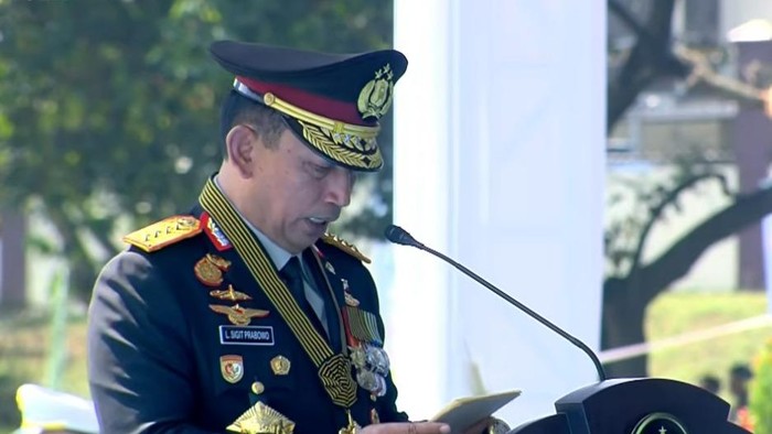 Kapolri Jenderal Listyo Sigit Prabowo (dok. YouTube Setpres)