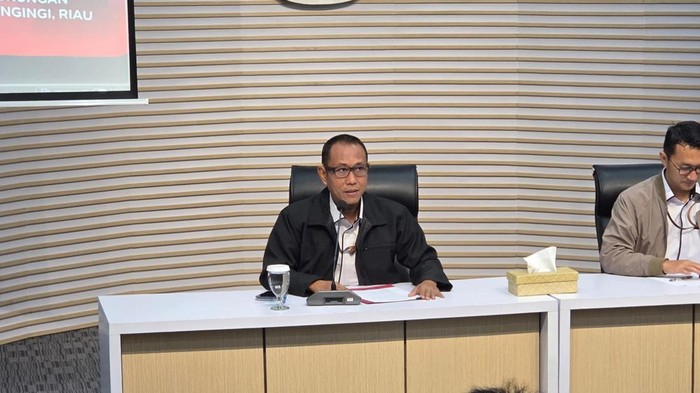 Konferensi pers KPK (Taufiq/detikcom)