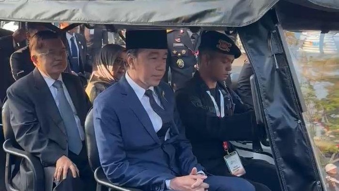 Momen Jokowi dan JK di Hari Bhayangkara Ke-80 (Dok. Istimewa)
