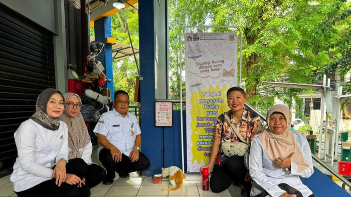 Pemprov DKI Jakarta memperluas program kota ramah hewan dengan tempat traktir kucing di Pasar Santa. (dok. ist)