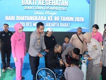 504 Warga Ikuti Bakti Kesehatan Polres Jakbar di Hari Bhayangkara Ke-80