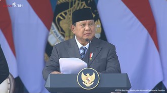Prabowo: Jadilah Polisi Dekat Rakyat, Gaji Kita dari Rakyat