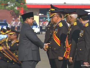 Prabowo Beri Pangkat Kehormatan ke 3 Purnawirawan Polri: Sidarto Danusubroto-Ruki