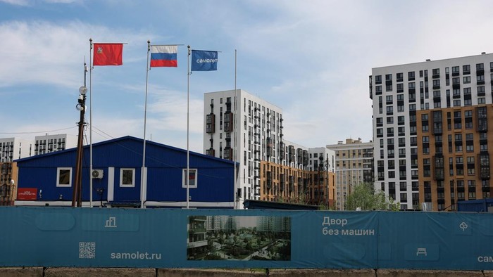 Buildings under construction at the Ostafyevo residential complex by developer Samolet, in outer Moscow, Russia, May 14, 2026. REUTERS/Ramil Sitdikov