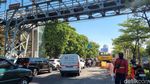Proyek Gorong-gorong Jalan Moestopo Makan Badan Jalan Bikin Macet