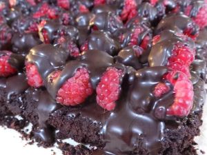 Resep Kue: Cake Cokelat Lapis Raspberry
