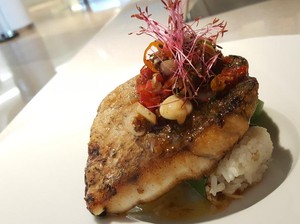 Resep Nasi: Seabass Colo-colo on Aromatic Lemongrass Grill Rice