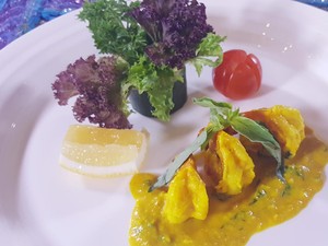 Resep Salad : Selada Udang Saus Kemangi