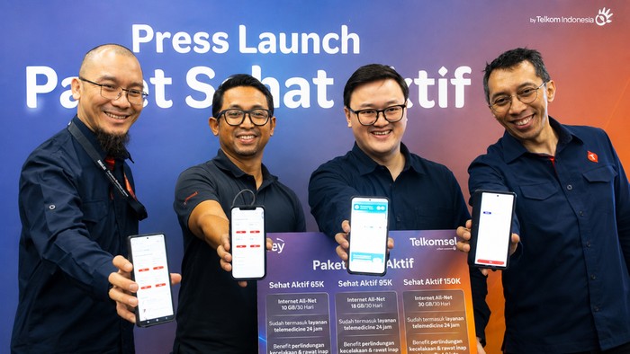 Telkomsel dan Rey meluncurkan Telkomsel Sehat Aktif, paket data yang menggabungkan konektivitas dan layanan kesehatan digital dalam satu langganan.