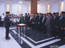 Setelah Sepupu, Walkot Bima Lantik Istri Jadi Sekdis-Ipar Jadi Kabag Umum
