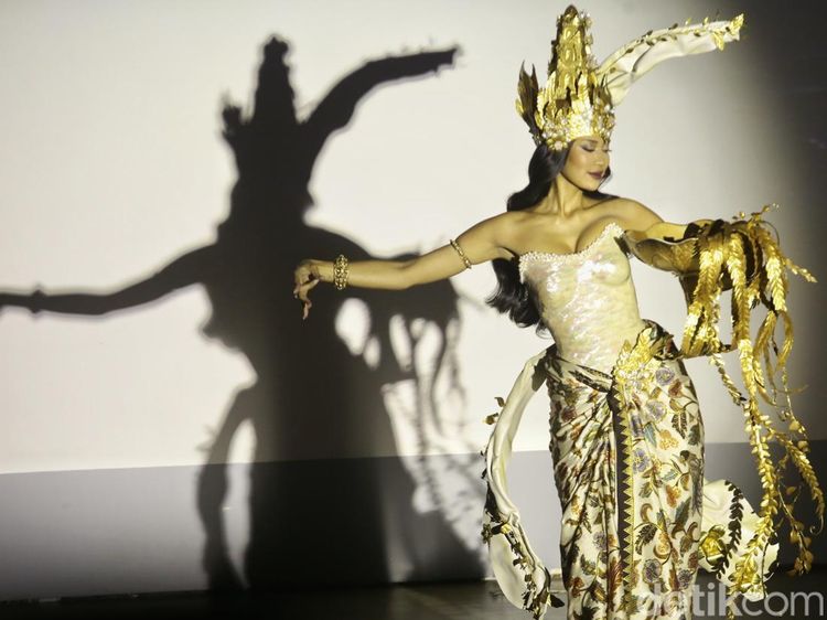 Kostum Nasional Agnes Rahajeng di Miss Supranational 2026, Bertema Dewi Sri